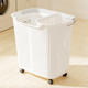 Dirty Clothes Basket for Home Bathroom, Large Capacity Laundry Basket with Wheels, Storage Basket for Dirty Clothes and Miscellaneous Items