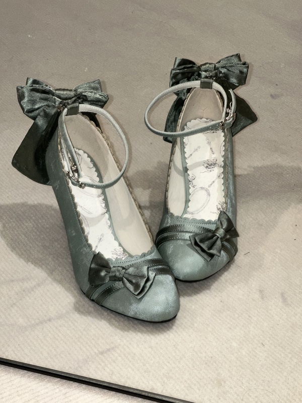In Stock, Flash Dream Shoes, Lolita Original Coming-Of-Age Ceremony Bow High Heels, New Color