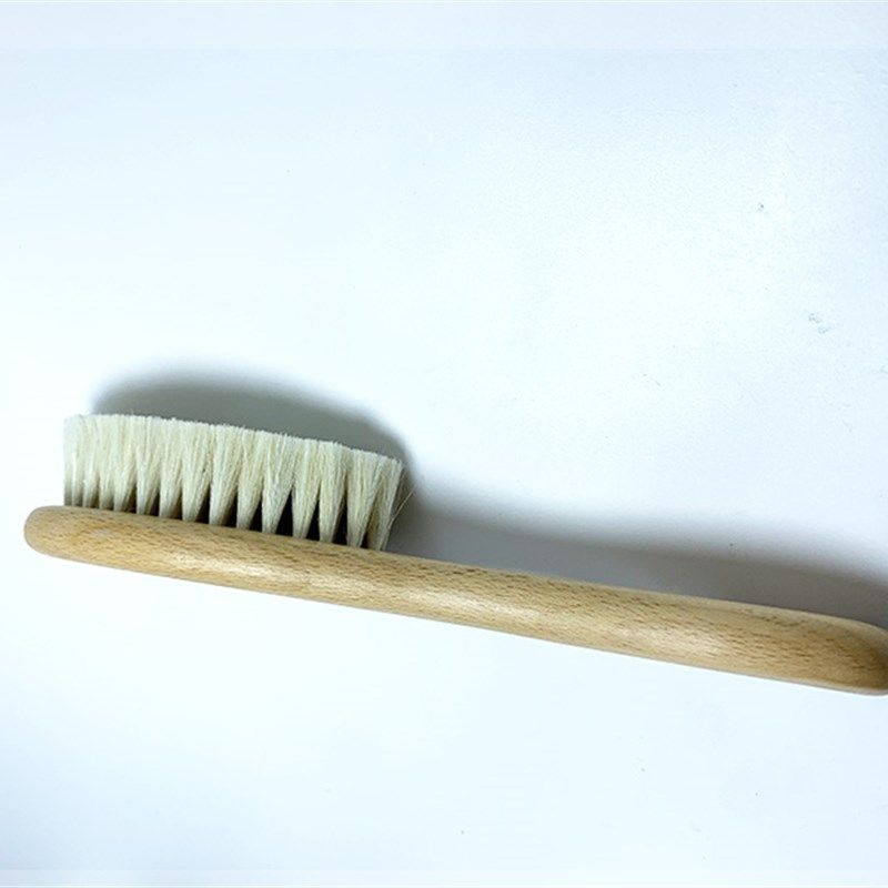 头发刷碎发刷barber实木木手柄男士油头雕刻碎发扫羊毛油头刷颈扫