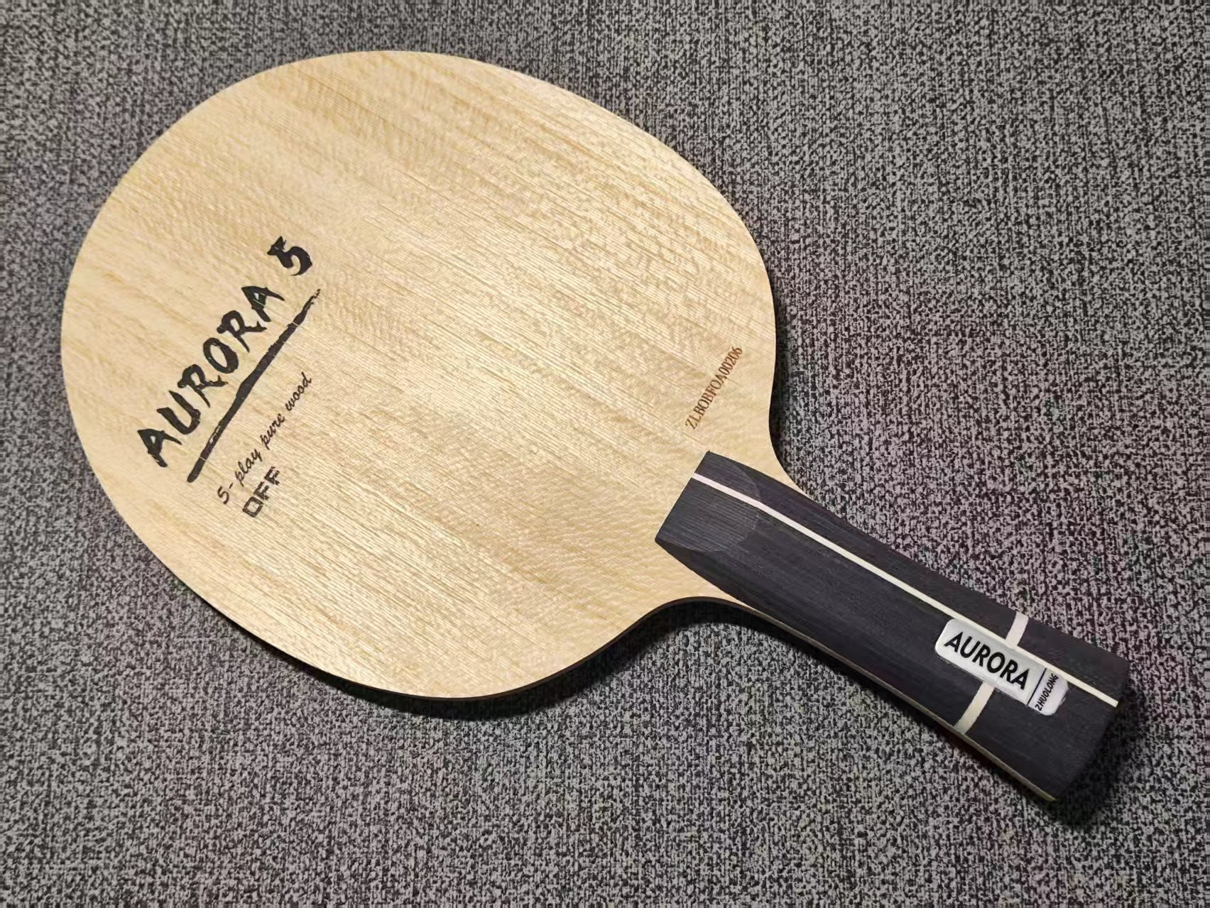 Zhuo Long Aurora 3 Aurora 5 pure Wood Профессиональный пол для настольного тенниса из чистого дерева 5-слойный вход расширенного типа Изображение 1