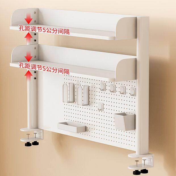 Desktop storage rack removable hole board desk student home office bookshelf storage organizer storage rack