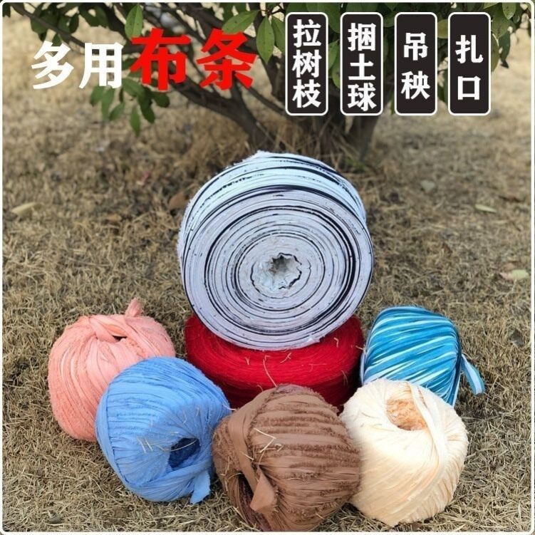 绑大棚绳子压膜绳果树拉树枝苗木拉枝打包绳土球打包带防风布条捆:农艺师的秘密武器,解锁农业种植新技能!-塑料丝-淘宝百科网