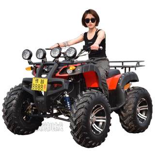 新款沙滩四轮越野摩托车景区户外无级变速带倒挡沙滩车