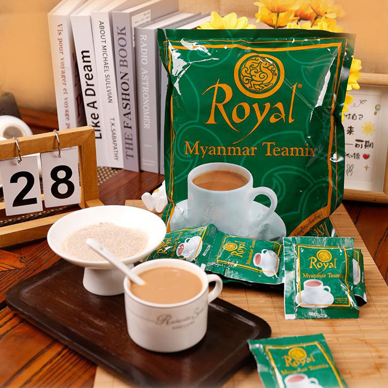 Myanmar Royal Royal Milk Tea Beverage 600g*30 Small Packets Instant Drink Milk Tea Powder Myanmar Milk Tea Shop Food Myanmar Royal Royal Milk Tea Beverage 600g*30 Small Packets Instant Drink Milk Tea Powder Myanmar Milk Tea Shop Food