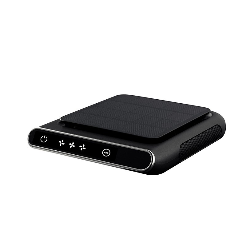 G1 display solar powered car purifier home desktop air purifier car negative ion oxygen bar