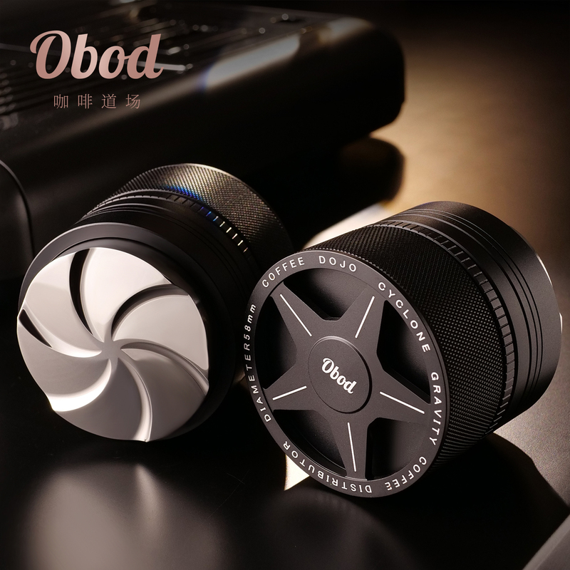 Obod Self-Gravity Powder Distributor Espresso Coffee Powder Distributor 58mm Self-Adjusting Height Stainless Steel Impact Tamping Hammer Obod Self-Gravity Powder Distributor Espresso Coffee Powder Distributor 58mm Self-Adjusting Height Stainless Steel Impact Tamping Hammer