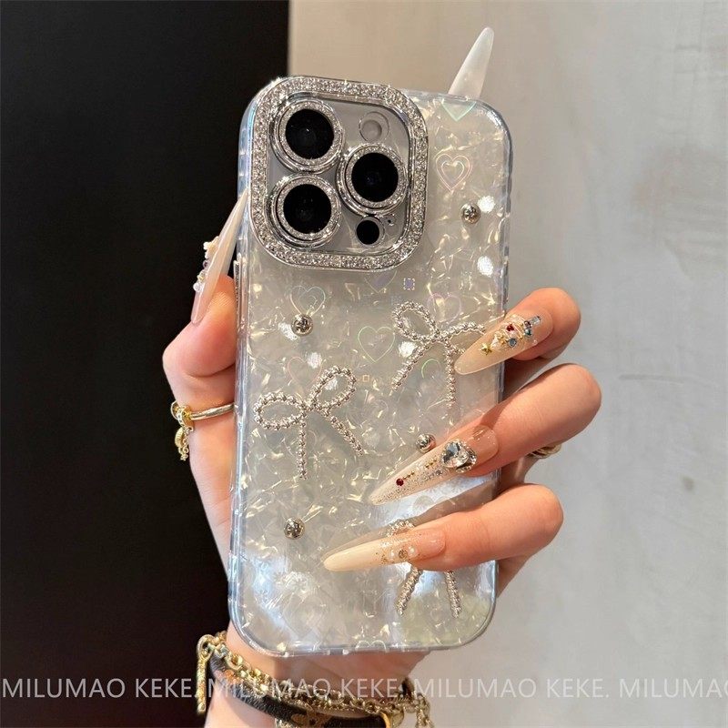 ins Super Stylish Diamond-Encrusted Kt Cat Phone Case for Apple 17/16 Pro Max, iPhone 15 Pro New Model, 14 Internet Celebrity, 2025 Hot Item, 13 Women's Model, 12 for Girlfriends, 11 Full Coverage Pro Max Anti-Drop