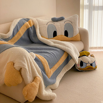 Autumn and winter warmth thickened hairy 230g high gram heavy lamb velvet casual blanket velvet blanket household blanket bedding