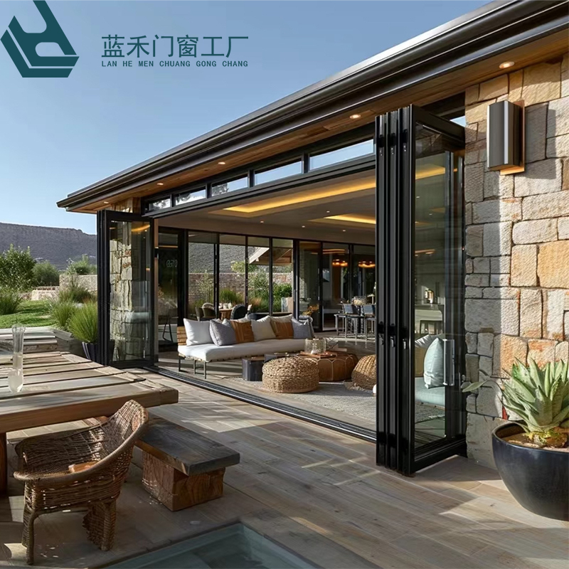 Internet Celebrity Aluminum Alloy Milk Tea Shop Bar Without Lower Rail Left and Right Foldableing Window Sliding Window Balcony Panoramic Foldableing Glass Window Internet Celebrity Aluminum Alloy Milk Tea Shop Bar Without Lower Rail Left and Right Foldableing Window Sliding Window Balcony Panoramic Foldableing Glass Window
