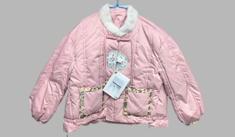 New Chinese-Style down Jacket 2025 Winter New Women's Retro Patchwork Embroidered Buttoned Plush Stand-Collar Coat