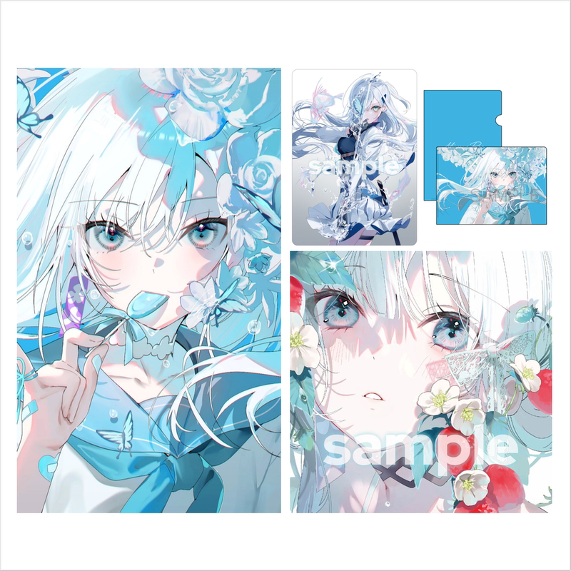 Tadai Heart Gift Artist [Meiwa No Ragu] Themed Illustration Stationery Card Collection Folder Colored Paper