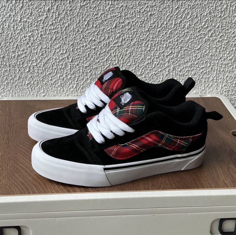 Knu Skool Bread Shoes English Plaid Thick Tongue Scottish Plaid Men's Shoes Women's Shoes Vn0009Qc3M5 Knu Skool Bread Shoes English Plaid Thick Tongue Scottish Plaid Men's Shoes Women's Shoes Vn0009Qc3M5