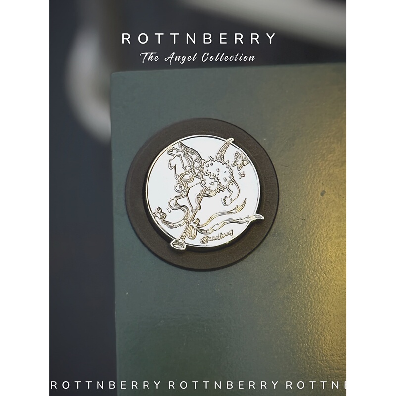Rottnberry Rotten Strawberry · Enamel Angel Magnetic Stand/Strong Magnetic Metal Matte Phone Stand