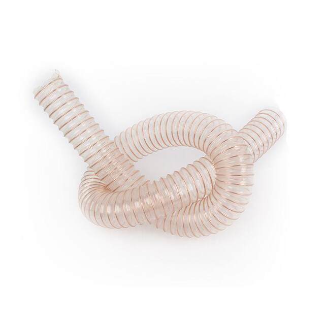 PU polyurethane air duct copper plated transparent 1.5mm vacuum pipe ventilation pipe pressure resistant pipe steel wire hose wood chip telescopic