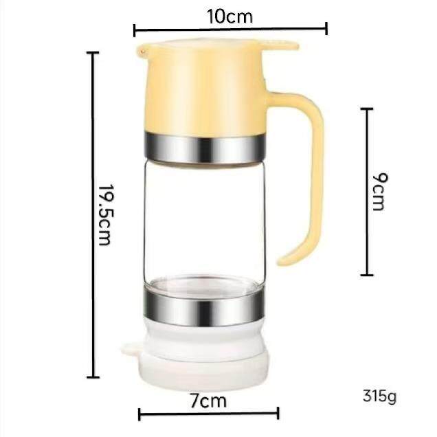 Food-grade glass seal box, high borosilicate glass honey bottle, food-grade push-type drip pot, household sealed jar