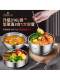316L stainless steel fast food cup instant noodle bowl with lid for students and office workers personal lunch box soup rice bowl rice basin