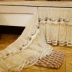 Váy cotton lụa lụa 3 mảnh kiểu Hàn Quốc phần đơn mảnh dày chống trượt Châu Âu trải giường 1,8m có thể giặt được - Váy Petti Váy Petti