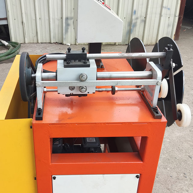 Manufacturer supplies fully automatic winding machine metal pipe winding machine pe film edge material single and double plate automatic pipe collector
