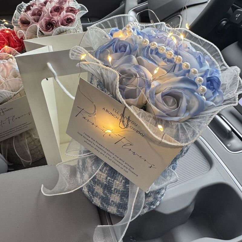 520 Valentine's Day Soap Flowers in Chanel Style, Birthday Gift for Girls, Gift for Best Friend, Qixi Gift for Girlfriend, Mother's Day Gift