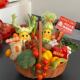 Moving to a New Home, Carrying Fruit and Vegetable Baskets, Moving House, Warming the House, Rattan Fruit Baskets, Gift-Giving, Decoration, and Arrangement Ornaments