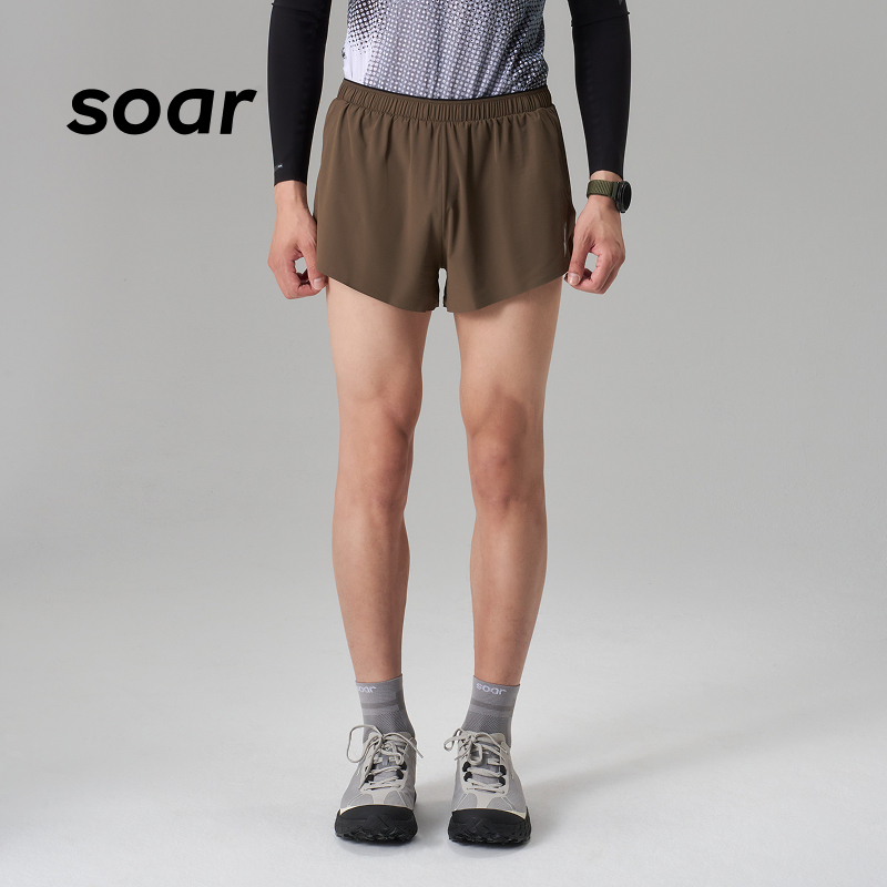 Soar Men's Summer Lightweight Breathable Double-Layer Sports Casual Shorts Comfortable Loose Drawstring Sweatpants Soar Men's Summer Lightweight Breathable Double-Layer Sports Casual Shorts Comfortable Loose Drawstring Sweatpants