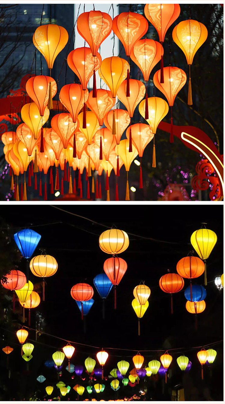 Фонарь 户外仿古古风灯笼古镇街道网红通道夜景装饰布置花灯异型越南灯笼