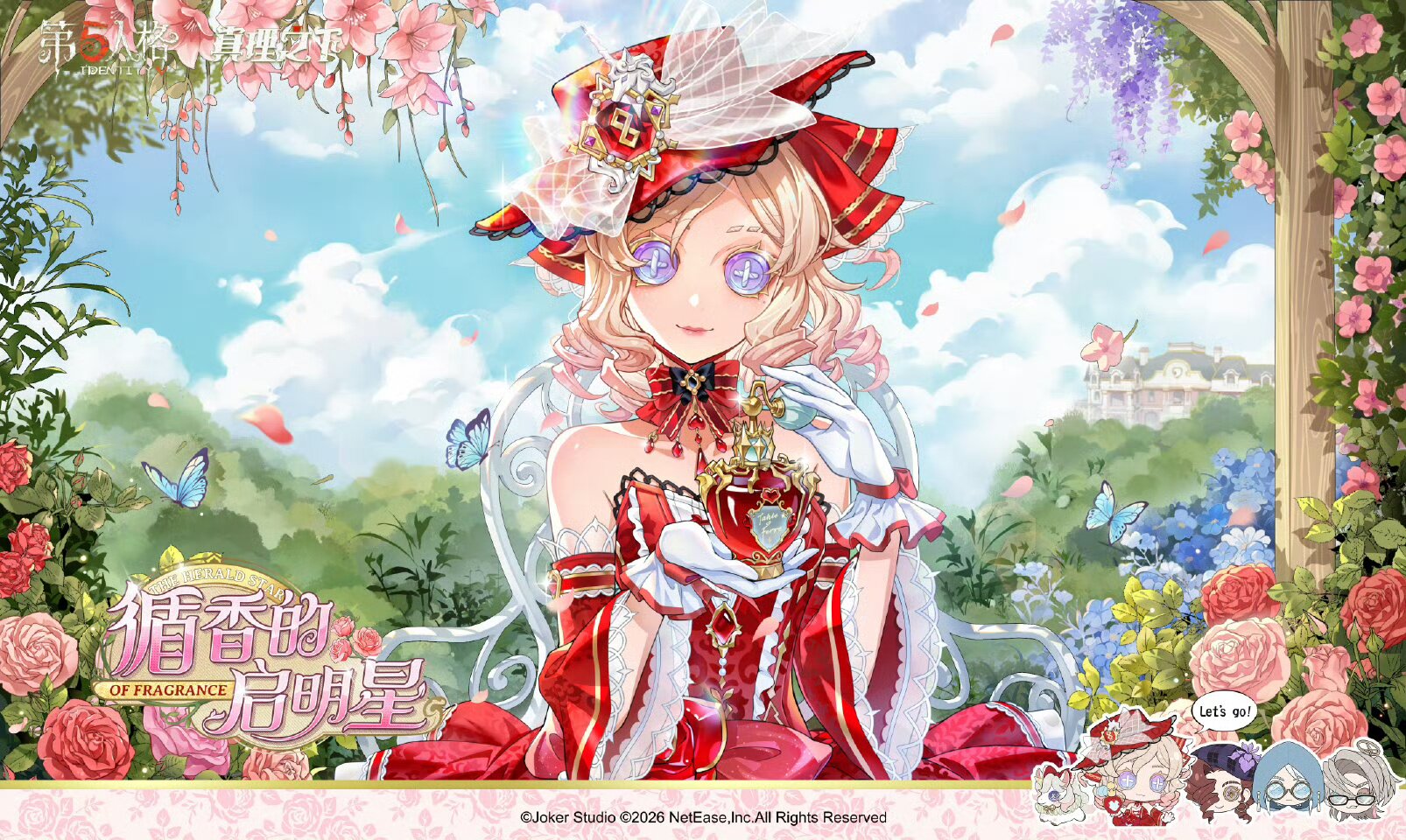 [Current Code] Identity V: Under the Truth - Trang phục và mặt dây chuyền Perfumer's Dawn Star CDK