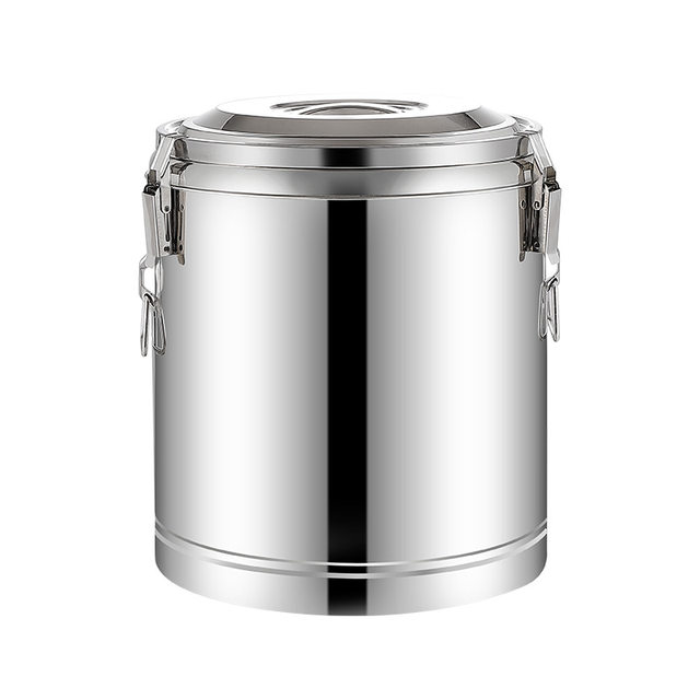 Insulated Bucket Stainless Steel Commercial Ice Powder Bucket Large Capacity Cold Storage Bucket Insulated Box Breakfast Bucket Ice Water Bucket