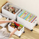 Book Storage Box with Wheels, Student Classroom Organizer Box, Foldable Storage Box for Moving and Storing Books
