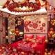 Wedding Room Balloon Decoration Set, Wedding Groom's New Bedroom Decoration, Wedding Garland Package, Complete Set of Wedding Supplies