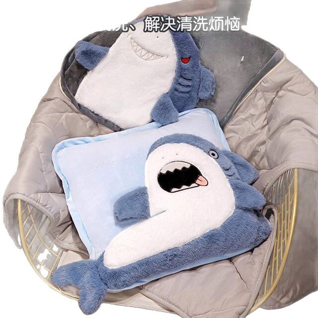 Pillow quilt dual-purpose thickened office folding nap pillow blanket two-in-one sofa car cushion car