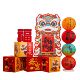 New Year Decorations Kt Board Stackable Boxes Mall Store New Year Photo Backdrop Wall Spring Festival Atmosphere Decoration Items