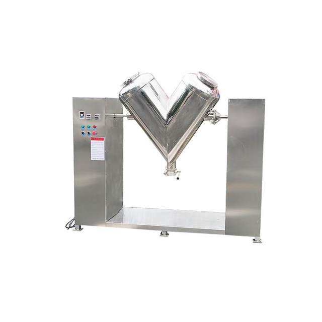 V-type stainless steel high-efficiency mixer laboratory powder mixer medical food 304 small and medium-sized mixer