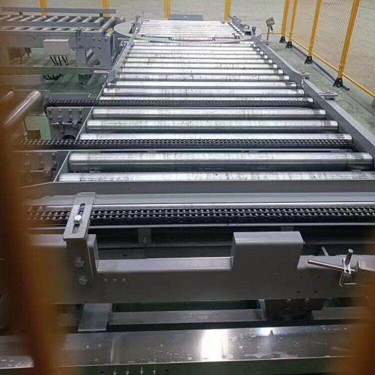 Automatic plate industry assembler conveying equipment intelligent transmission system Jiaming system circulation gravity pallet stack roller conveying