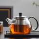 Glass Teapot, High Temperature Resistant, Large Capacity, Heat-Resistant Tea Kettle, Household Kettle, Tea Set, Single Pot