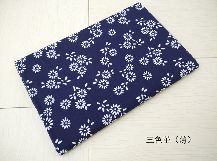 Wuzhen Calico xanh vải cotton phần mỏng vải màu xanh và trắng theo phong cách Trung Quốc nền vải trang trại bọc - Vải vải tự làm vải cotton da cá