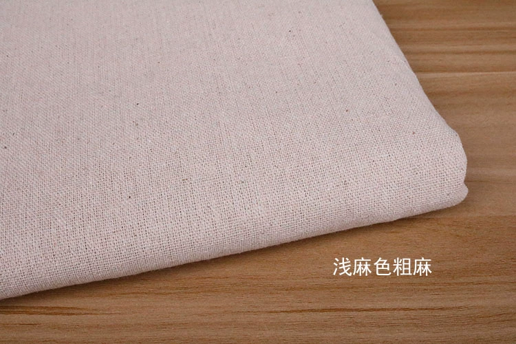 Tinh khiết vải lanh lanh bông sofa vải nền đồng bằng vải đồng bằng vải vải khăn trải bàn handmade diy - Vải vải tự làm