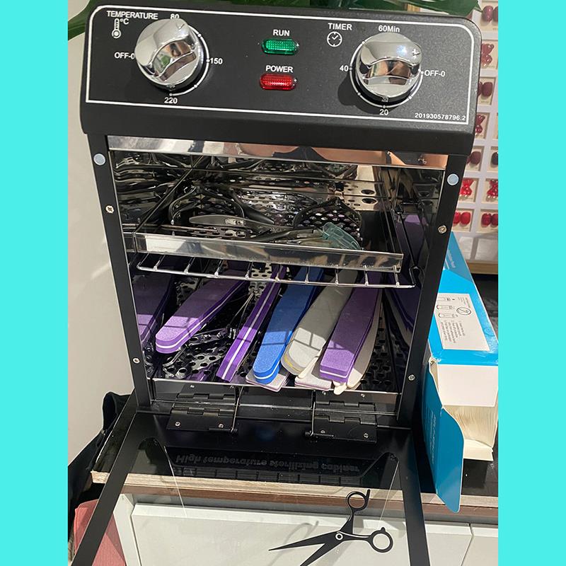 Hair salon mini sterilizer, manicure tools disinfection cabinet, towel sterilization vertical dental mold sterilizer, tattoo ozone box