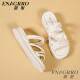 Yinna Sandals Genuine New Summer Women's Sandals with Soft Soles, Lightweight Thick-Soled Shoes, Fashionable and Versatile, Non-Slip and Wear-Resistant