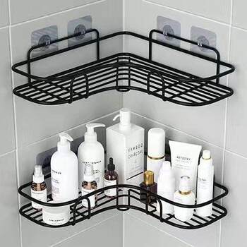 No punch-free toilet bathroom bathroom wash basin storage rack toilet tripod toilet wall-mounted kitchen storage rack