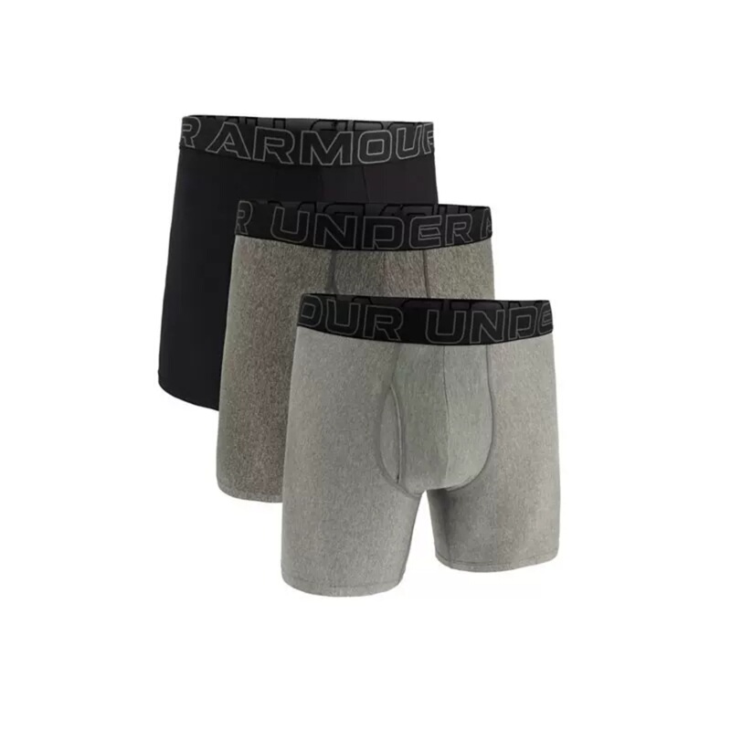 [Three-Pack] under Armour Ua Tech Boxerjock Men's 6inch Sports Casual Underwear 1387414