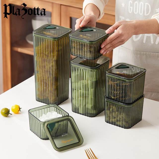 German plazotta kitchen spice storage tank seal storage tank plastic food freshness can flour storage tank