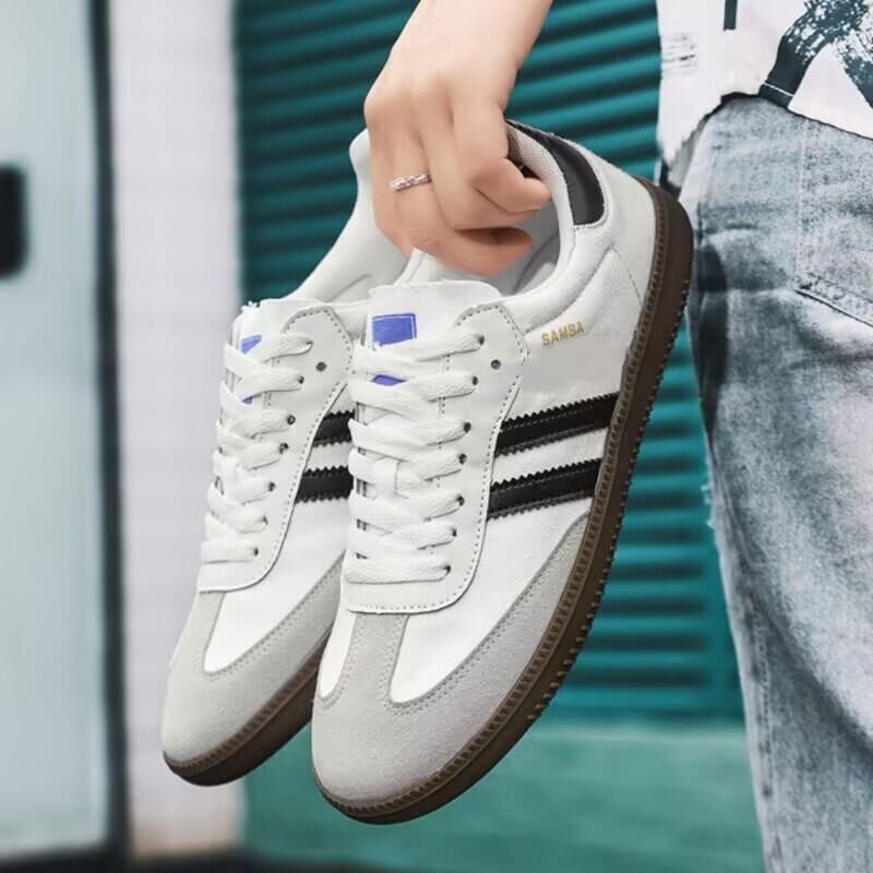 2026 New Model Casual Shoes for Men and Women Students, Retro Handball and Football Style Sneakers, German Training White Shoes, Samba Dance Trend
