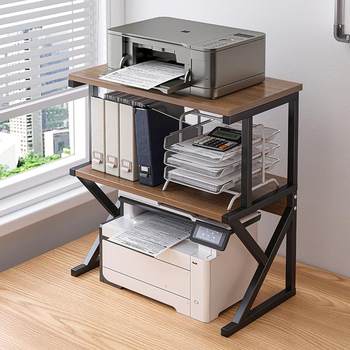 Printer storage rack desktop office computer desk placement rack bookshelves multi-layer desk countertop rack storage