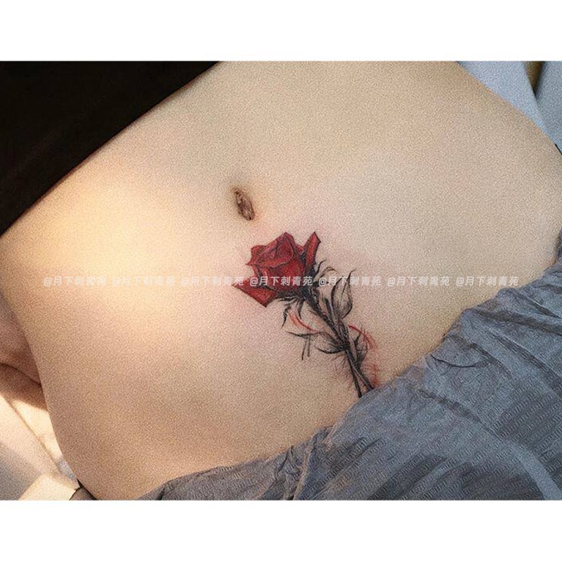 New Rose-Colored Atmospheric Tattoo Stickers, Sexy Collarbone Pregnancy Scar Cover, Long-Lasting High-End Realistic Sexy Stickers New Rose-Colored Atmospheric Tattoo Stickers, Sexy Collarbone Pregnancy Scar Cover, Long-Lasting High-End Realistic Sexy Stickers