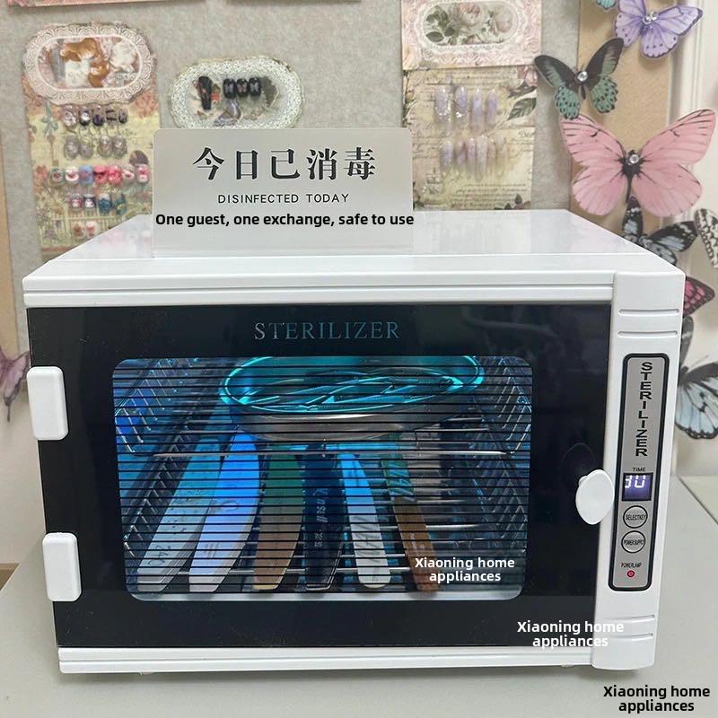 Mini UV disinfection cabinet barber shop beauty salon nail salon small vertical tool towel disinfection box