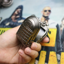  Jedi peripheral weapons Sniper rifle model three-level backpack pendant helmet 98k chicken eating set equipment keychain