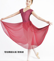 Tutu Adult female teacher skirt Half length dance suit Practice skirt Body costume Dance yarn skirt Long skirt