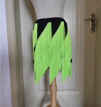 New Latin dance skirt skirt irregular skirt dance skirt color dress color leash dress female adult dance skirt