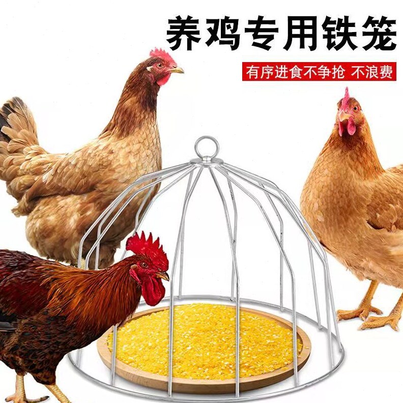 新款手提笼式喂鸡笼:轻松养鸡,享受田园生活!🌾-养殖笼具-淘宝百科网